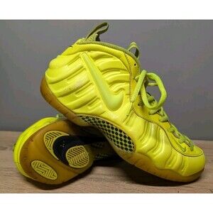 Nike Air Foamposite Pro Volt Triple Green Neon Men Shoes 624041-700 Size 10.5